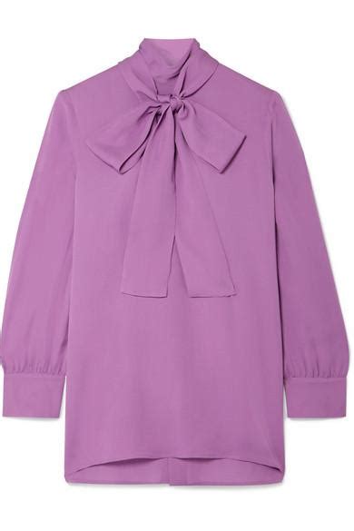 purple gucci blouse|gucci blouse sale.